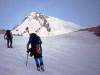 crossing Elliot Glacier