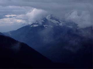 view across valley