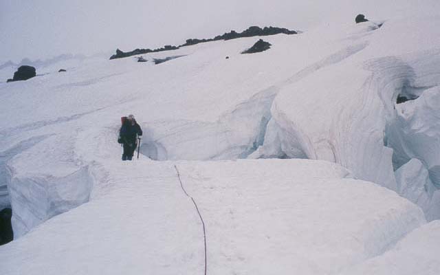 crossing crevasses