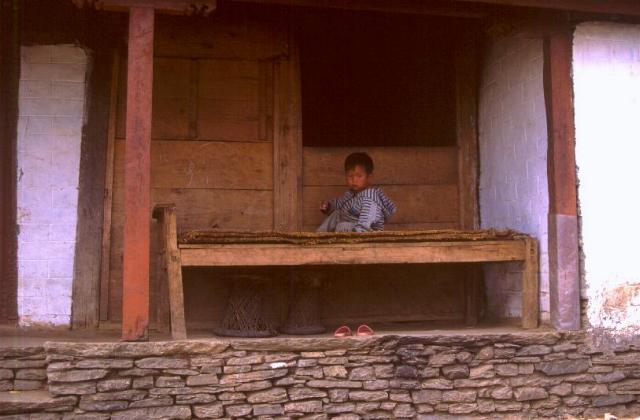 Little boy in Dhampus