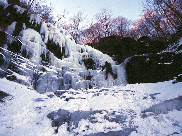 soloing up into main gully