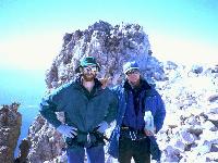 on the summit