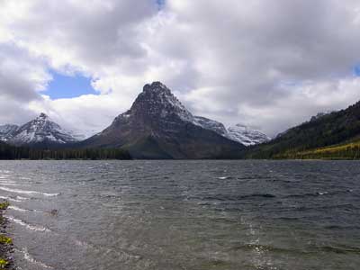 Sinopah Mtn across Two Medicine Lake