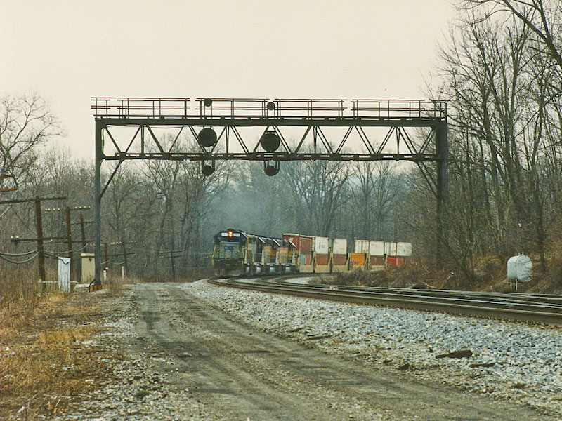 CSX train #6080