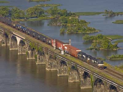 Rockville Bridge in Harrisburg, PA